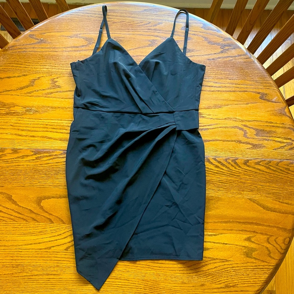 Black going out mini dress